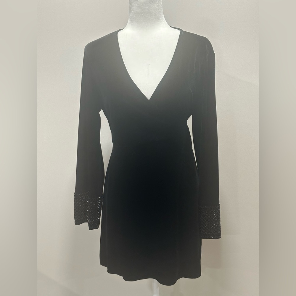 Zara Black Long Sleeve Dress